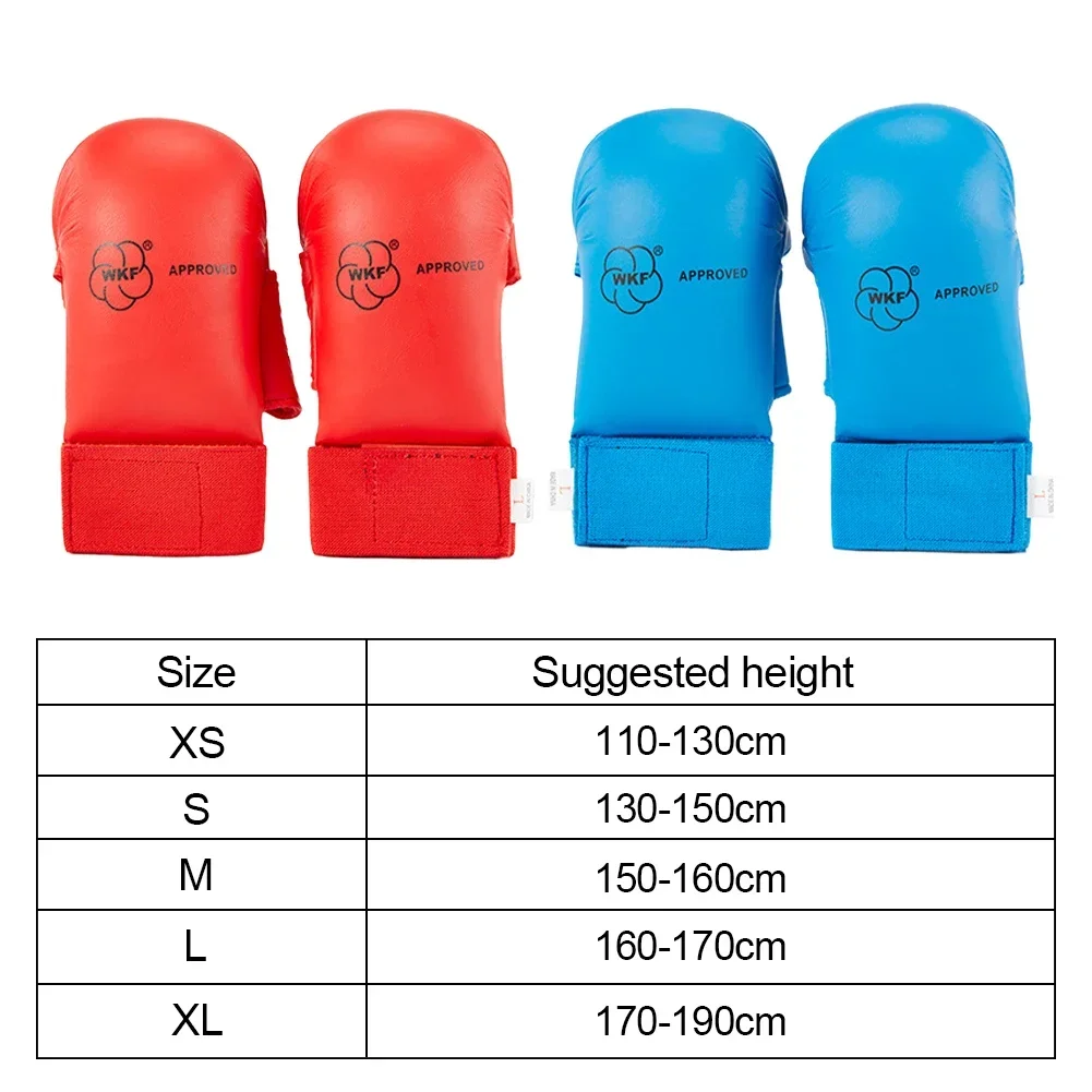 Karate Gloves Thumb Protection Thickened Model Professional Karate Hand Guard MMA Adult Children Hand Guard Boxing Gloves boxing gloves martial arts protector