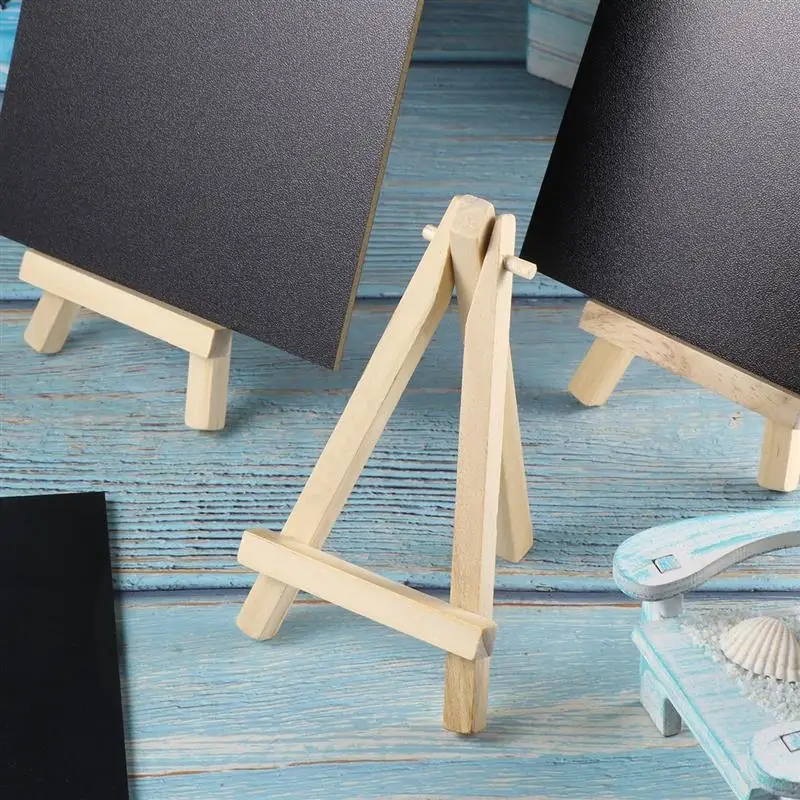 10PCS Mini Wooden Display Easels Wooden Easel Mini Display Stand For Gatherings Weddings Parties Photo Frame Painting sketch easel wooden easel