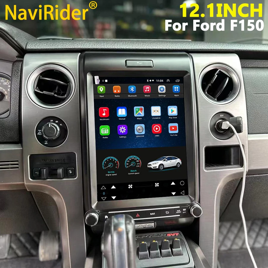 Android15 Radio de coche inalámbrico Bluetooth CarPlay para Ford Raptor ...