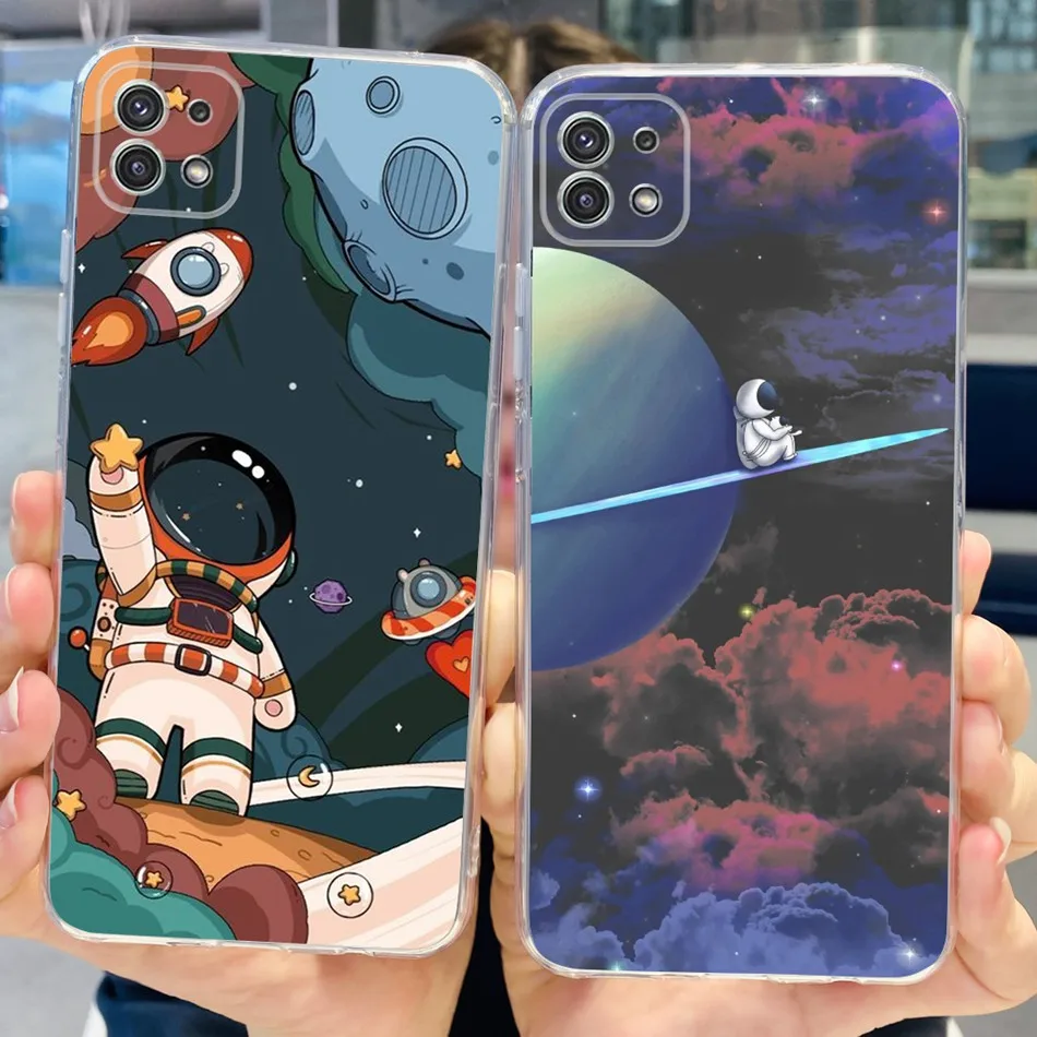 Stylish Transparent TPU Soft Silicone Phone Case