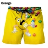 2024 Summer Fashion Men's Swimwear Shorts Print Beach wear Men Women Breathable Sport Short Drawstring Trunk Quick Dry Shorts 5