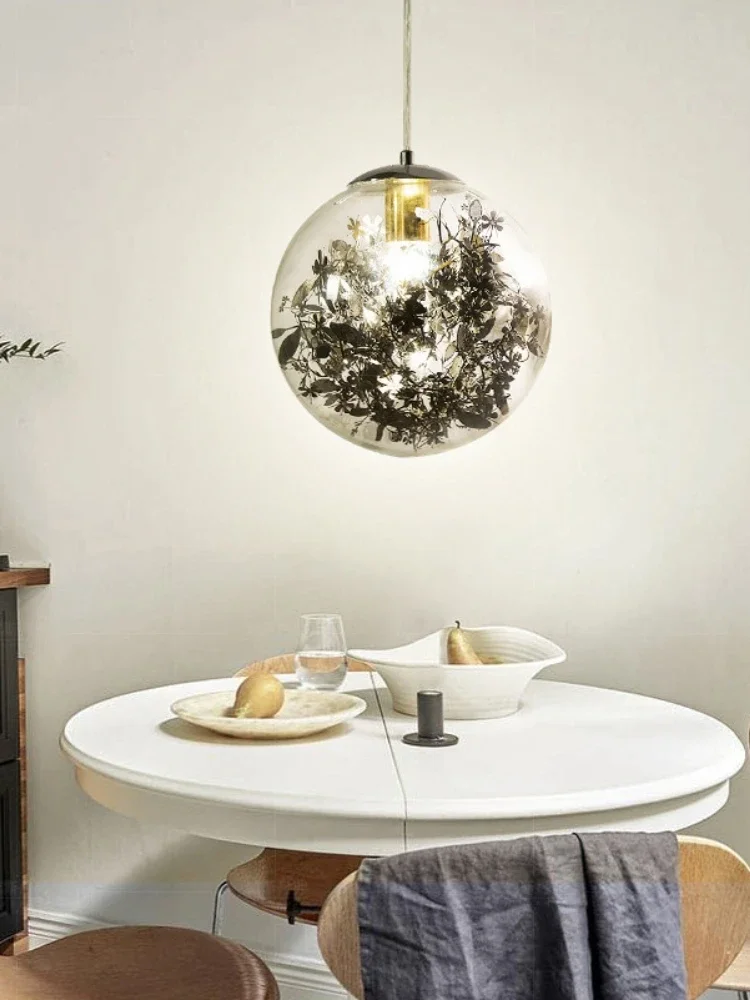 Nordic Indoor Pendant Light Creative Light Luxury Restaurant Corridor Lamps Home Living Room Bedroom Decoration Glass Droplight
