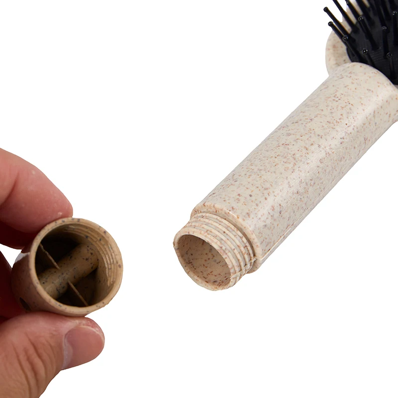 Brosse à Cheveux Avec Compartiment Secret, Diversion Safe, Brosse à Cheveux Peigne Diversion, Contenant Une Cachette Pour Bijoux, Argent Et Objets De Valeur, Compris 2 Sacs étanches à L'eau Et à L'air