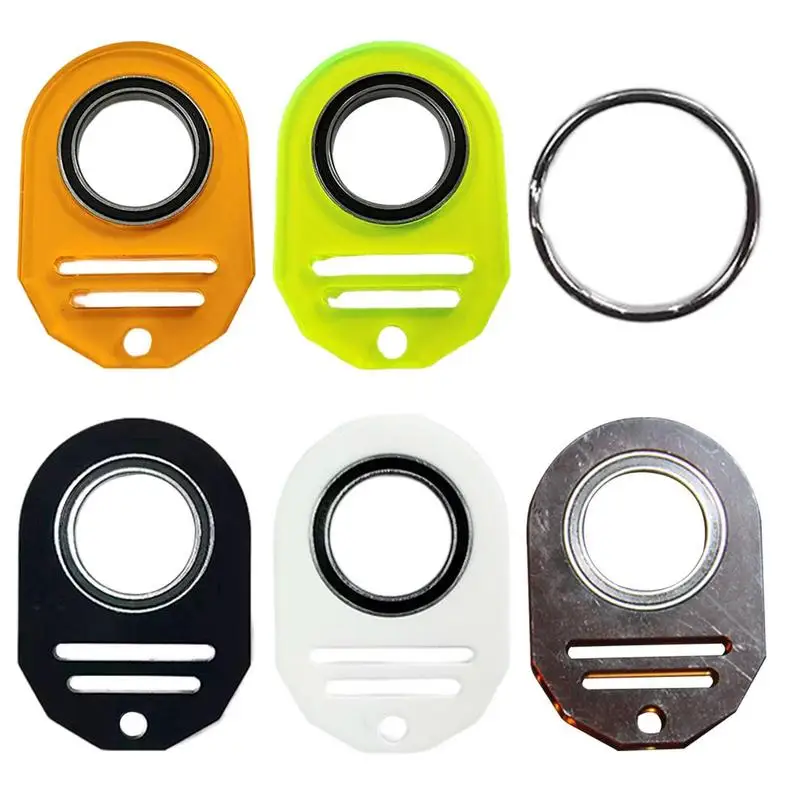 Keychain Spinner Toy Kid Fingertip Spinning Keyring Finger Key Ring