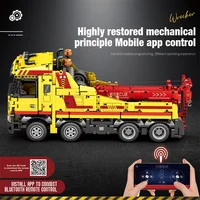 1794PCS Wrecker TECHNICAL RC Car Building Blocks Rescue Truck STEM Engineering Remote Control Car Model Bricks Kids Toys Gifts 3