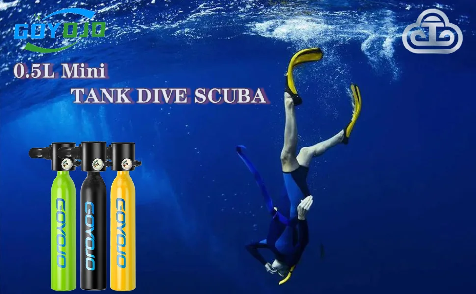 Shunaudo　未使用 BREATH BADHOP Amazon.com : 0.5L Mini Tank Dive Scuba, 5-10 Minutes