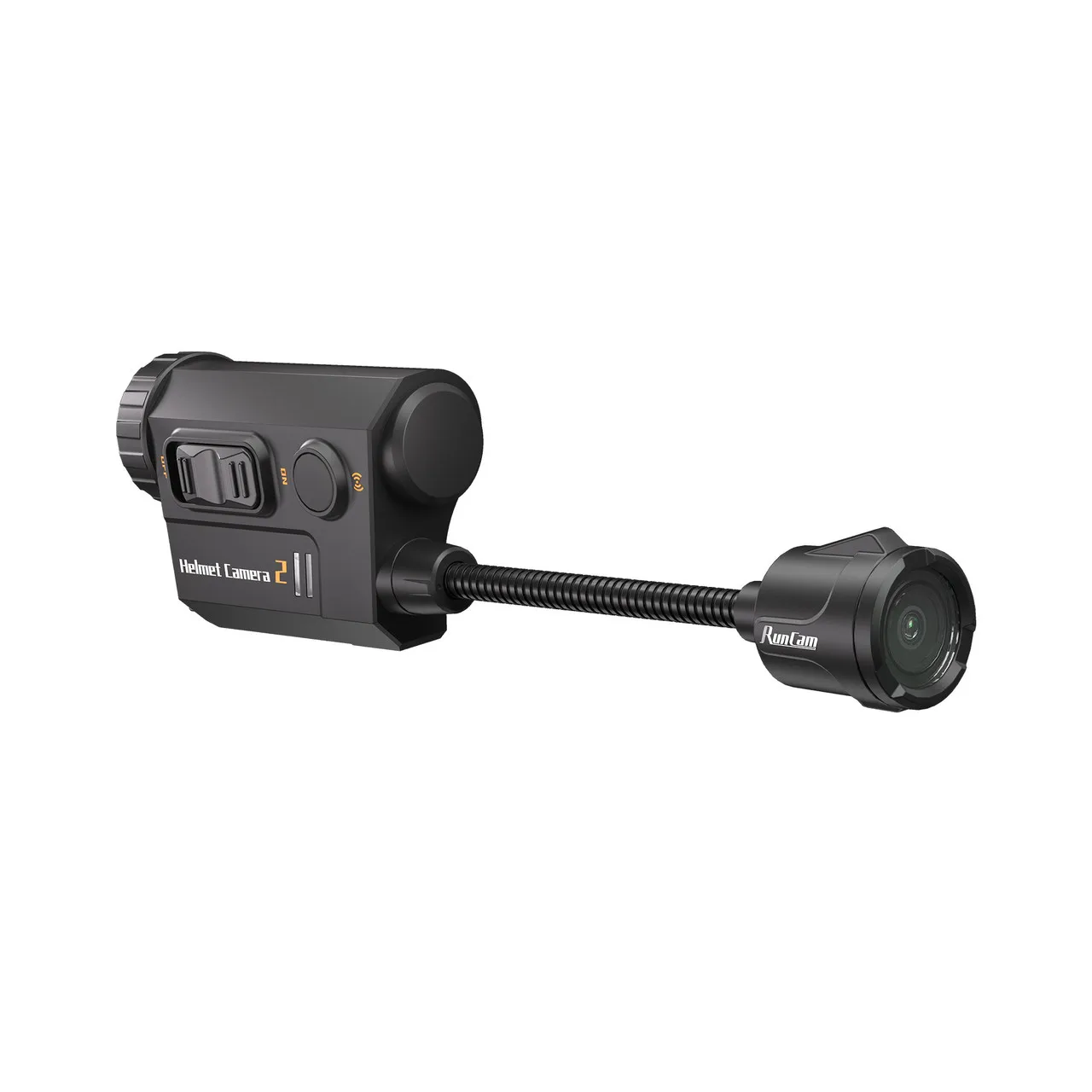 Gimbal Caméra Casque 2 immergé dans l'eau, démontrant son étanchéité pour les sports nautiques