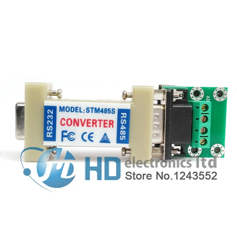 Passive DB9 9 Pin RS232 RS-232 TO RS485 Adapter Converter no power need
