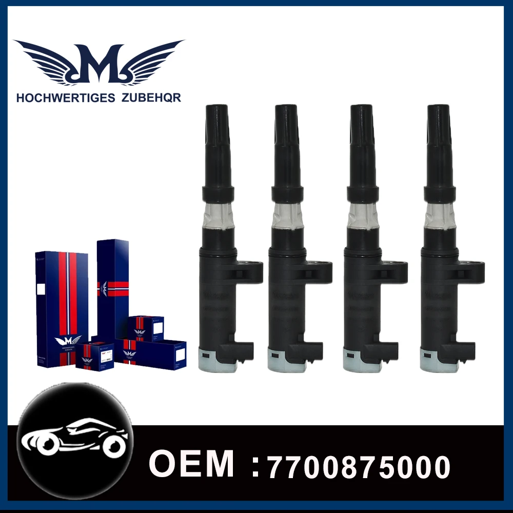 MBrand4pcs7700875000IgnitionCoilReplacementPartsForRenault