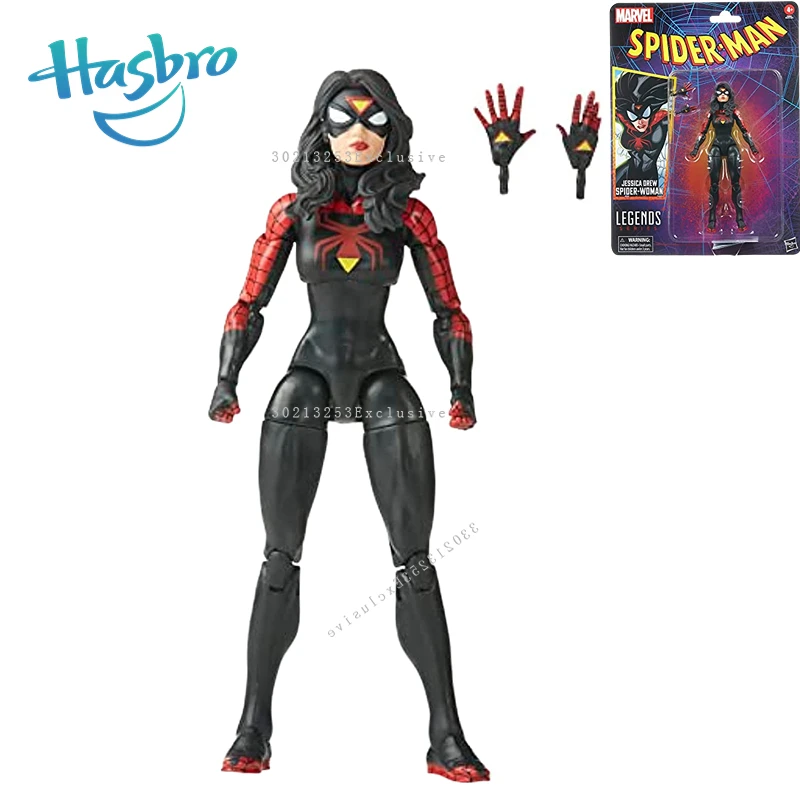 in-stock-marvel-legends-series-jessica-drew-spider-woman-spider-man-legends-figure-d'azione-da-collezione-da-6-pollici-2-accessori