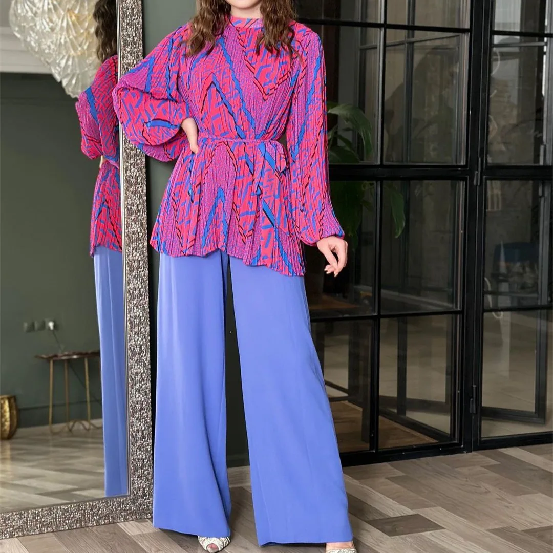 Silk Palazzo Pant and Shirt - dlooksbykiki eStore