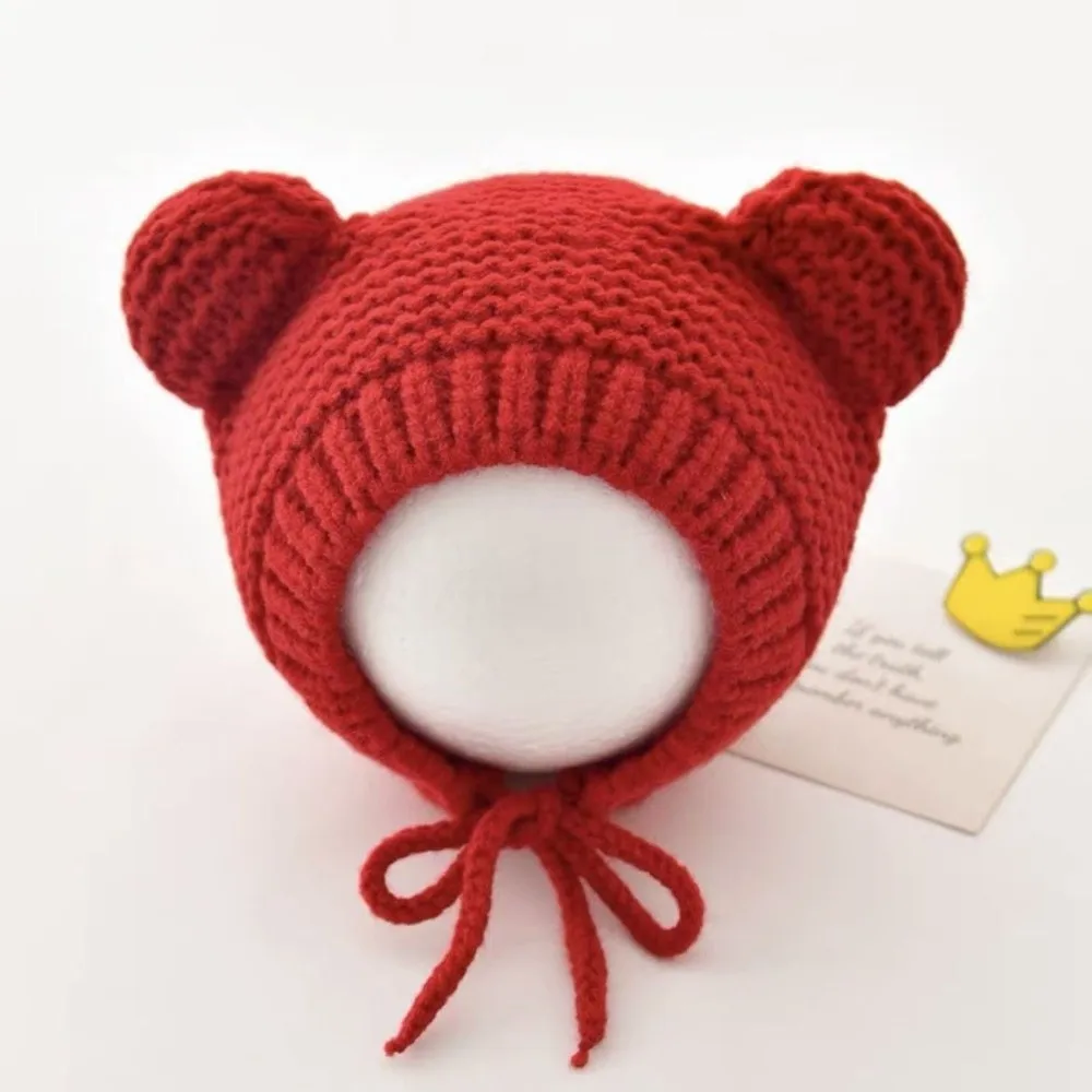 Warm Knitted Beanie Hat for Kids Cold Weather