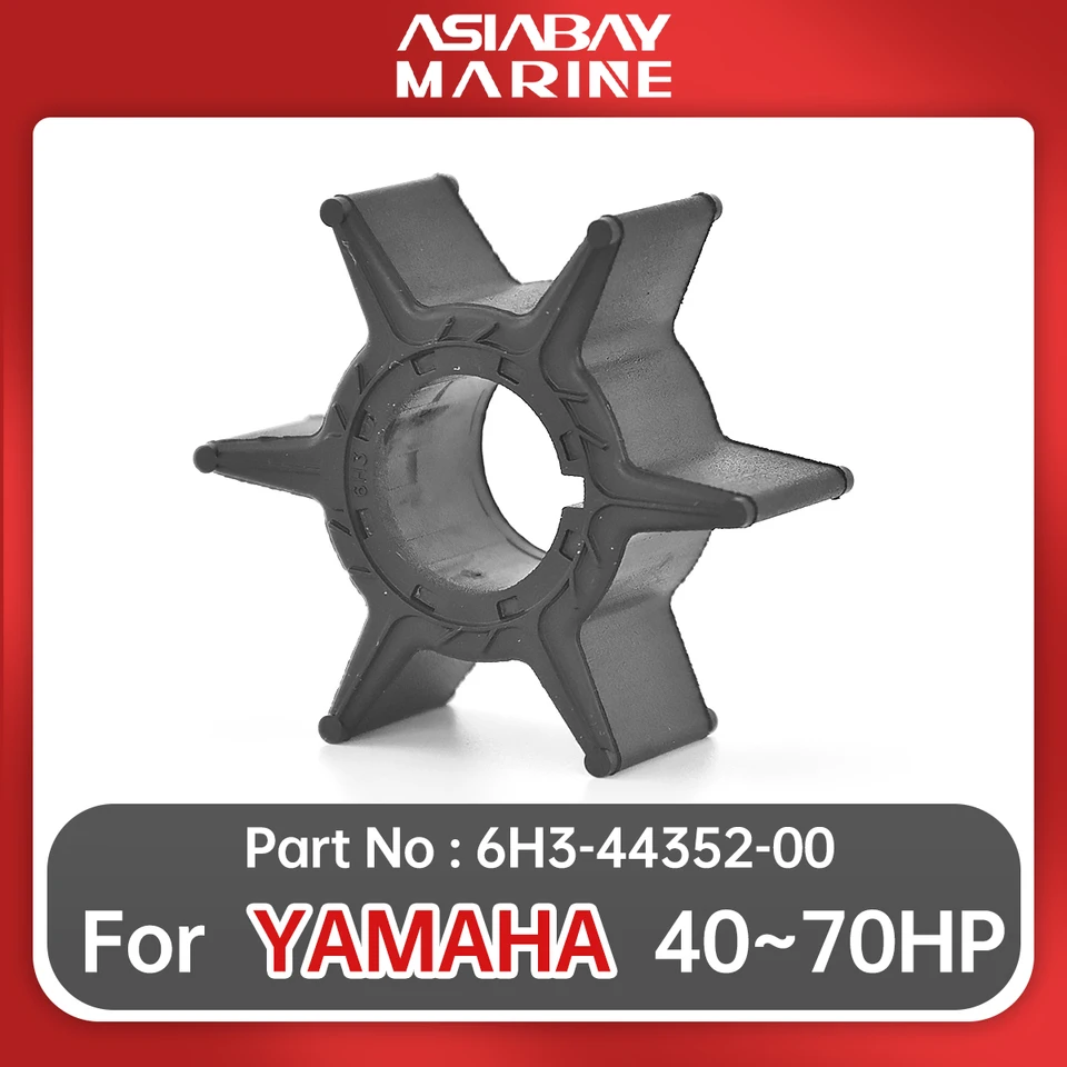 Girante Pompa Acqua Per Motori Fuoribordo 40-60HP - Ricambio 6H3-44352-00 Per Yamaha F40/F50/F60 - Foto 7