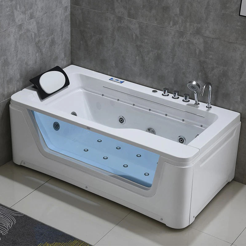 Most Popular Bathroom Professional Constant Temperature Durable Multifunctional Whirlpool Spa Waterfall Acrylic Massage Bathtub