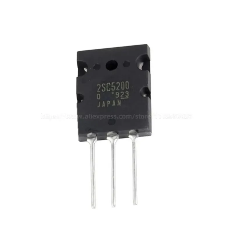 2SA1943 2SC5200 TTC5200 TTA1943 TO-3PL 230V 15A NPN PNP Power Transistor 5PCS Audio Amplifier Pair for HiFi System Motor Control