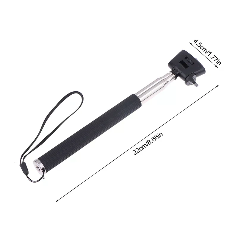 Perche Selfie Rétractable 22cm pour GoPro et Action Cam - Support Stable