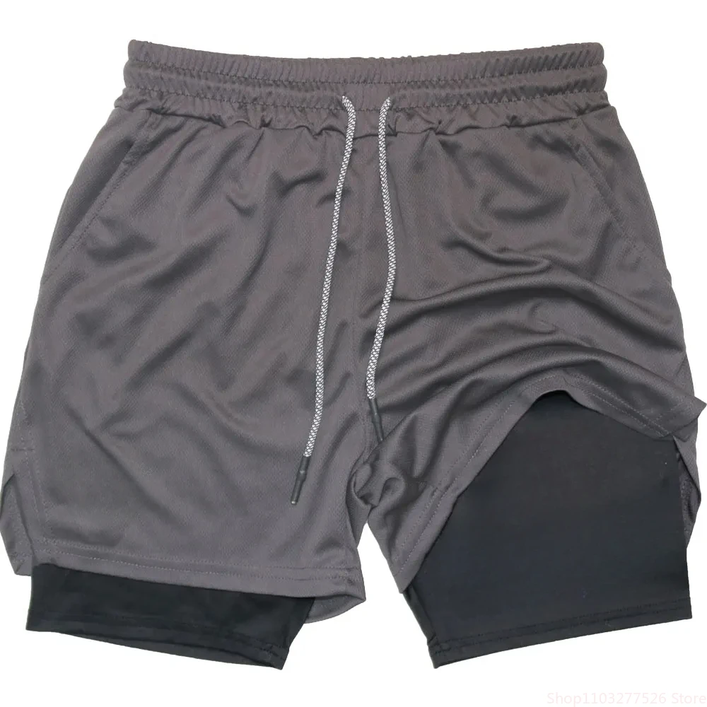 Men's Two-in-one Multifunctional Shorts Summer Quick-drying Casual Breathable Sports Pant Boxing Jiu-jitsu Training Shorts M-3XL 5