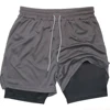 Men's Two-in-one Multifunctional Shorts Summer Quick-drying Casual Breathable Sports Pant Boxing Jiu-jitsu Training Shorts M-3XL 5