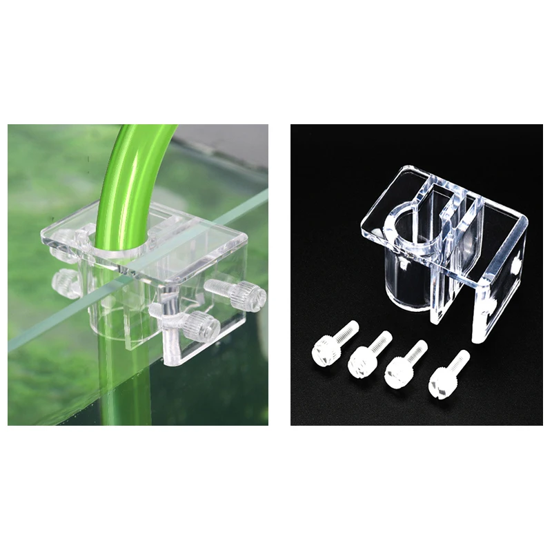 Aquarium-Inlet-Outlet-Tube-Holder-Acrylic-Fixed-Hose-Pipe-Mount ...