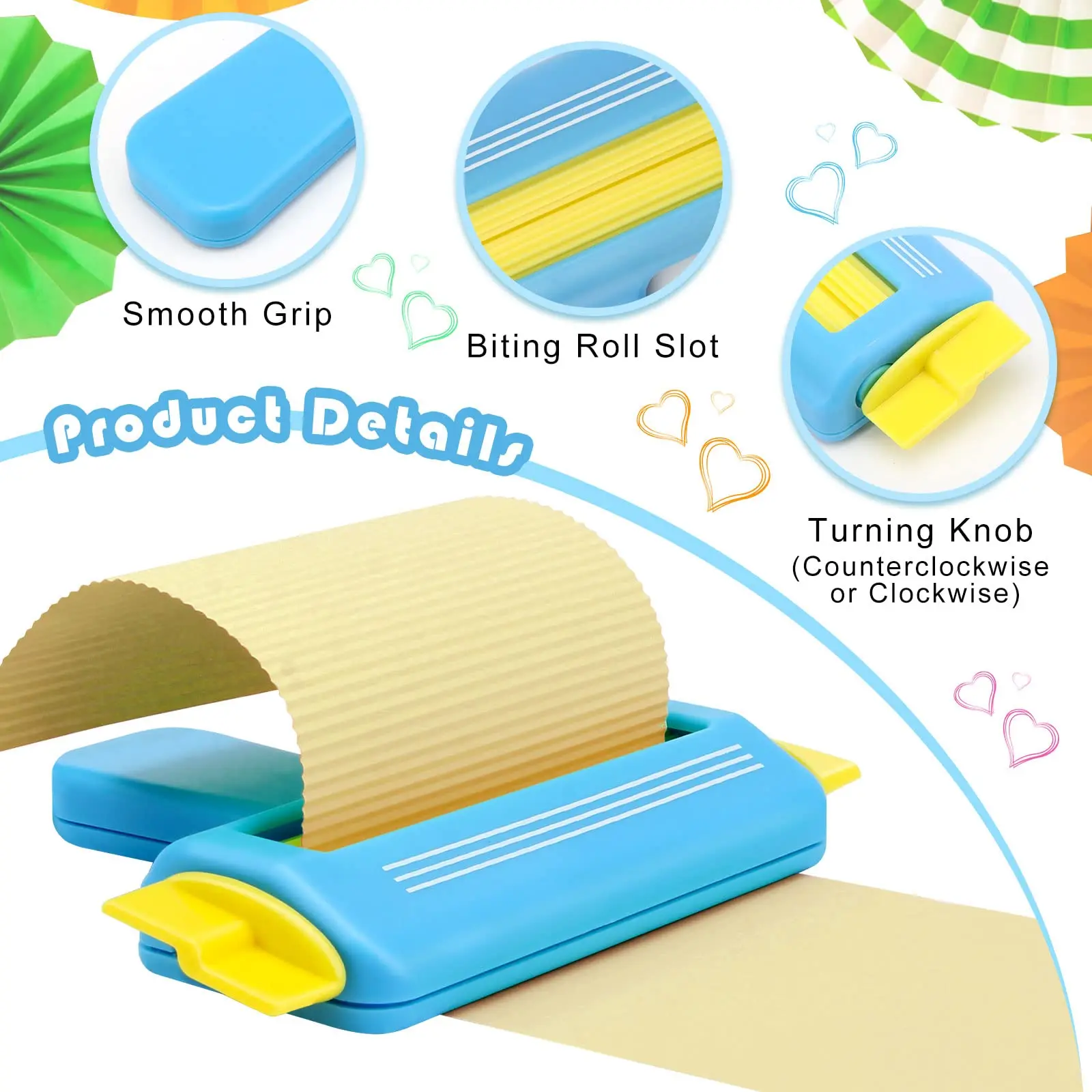 Paper Crimper Tool for Crafts Wave Shaper DIY Arts Crafts paper crimper tool