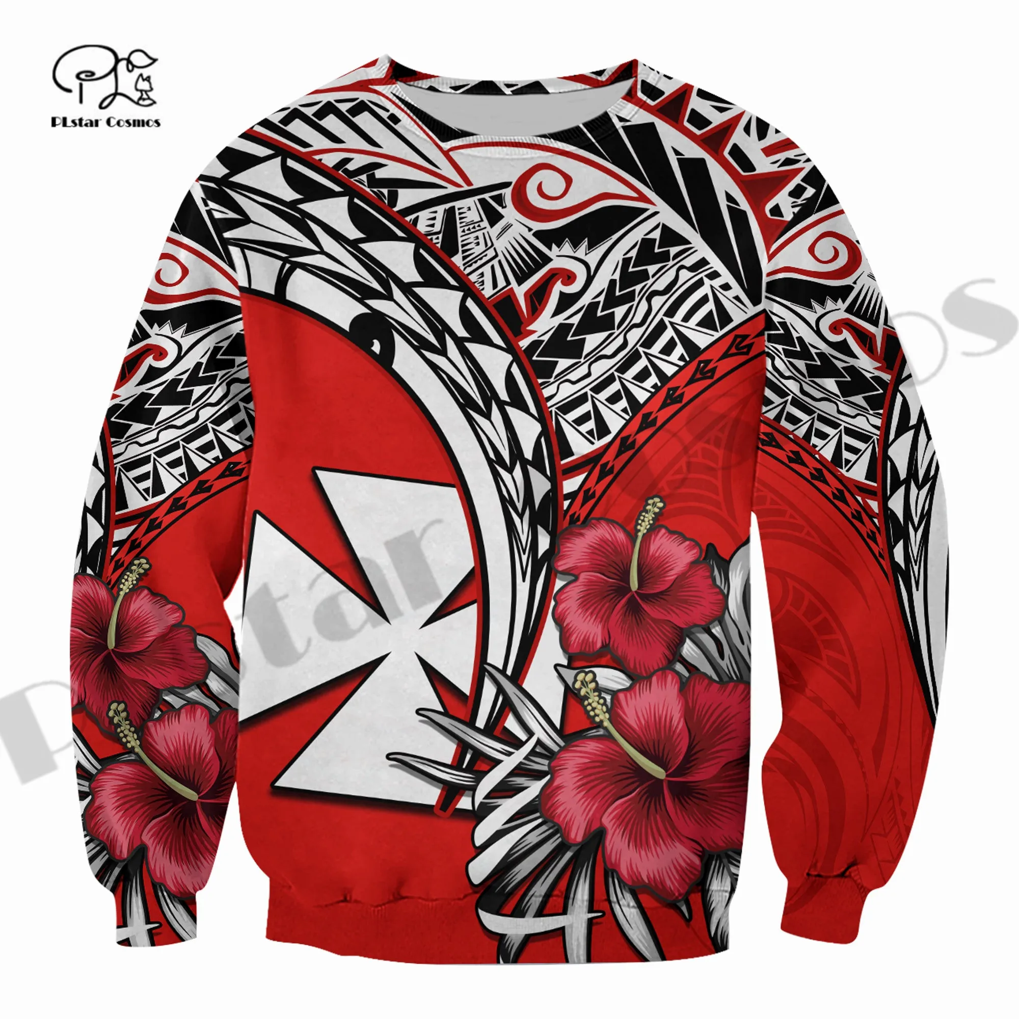 PLstarCosmos 3Dprint Newest Wallis and Futuna Tattoo Art Streetwear Harajuku Causal Unique Unisex Hoodies/Sweatshirt/Zip Style-2