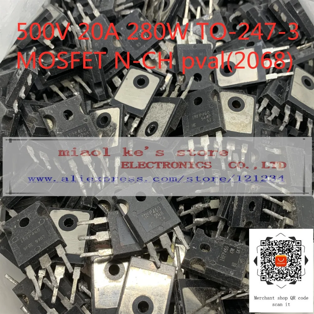 1pcs Original IRFP260N IRFP460 20N60C3 24N60C3 35N60C3 K75T60 K75EES5 SPW20N60C3 SPW24N60C3 SPW35N60C3 IRFP460PBF IRFP260NPBF electronic component