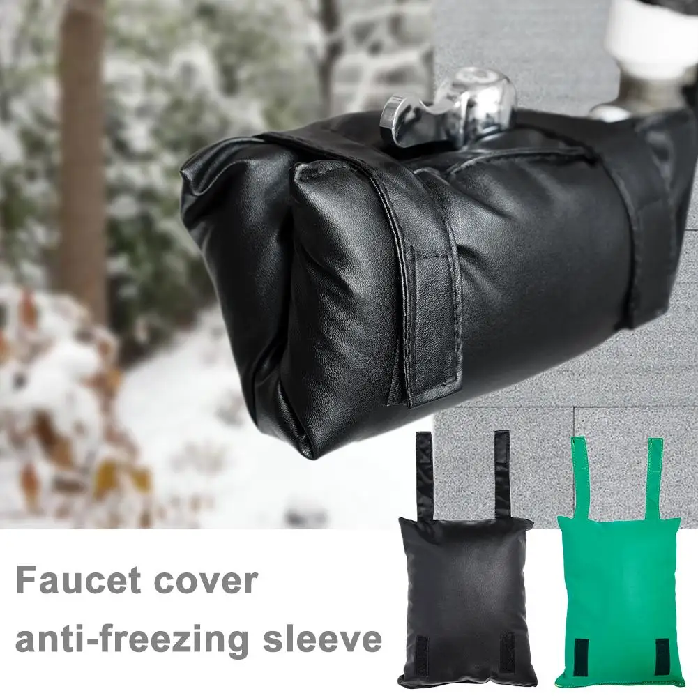 

Faucet Freeze Protector Multi-purpose Thicken Material Leather Outdoor Covers Supplies Anti-freeze Faucet Protec S9v8