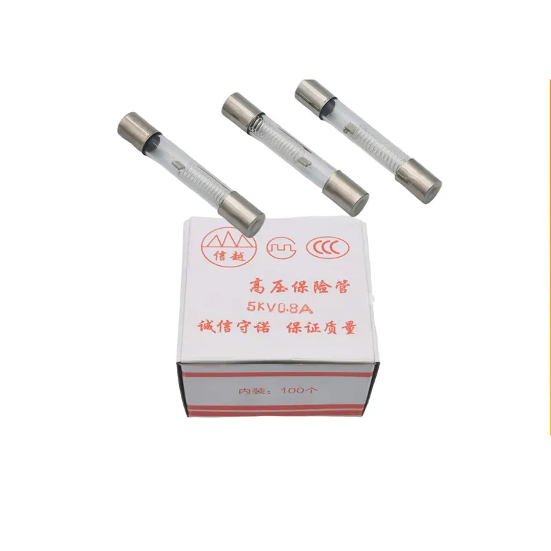 Glass Tube Fuse Kit Glass Tube Fuses Glass Fuses Tube Fuses 10PCS 5KV Special Microwave Oven Fuse 6*40mm 0.65A 0.7A 0.75A 0.8A 0.85A 0.9A 1A
