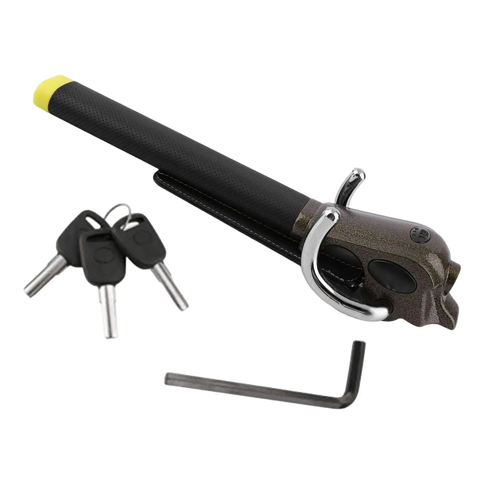 

Steering Wheel Lock with 3 Keys Vehicles Lock Accessories for SUV Truck