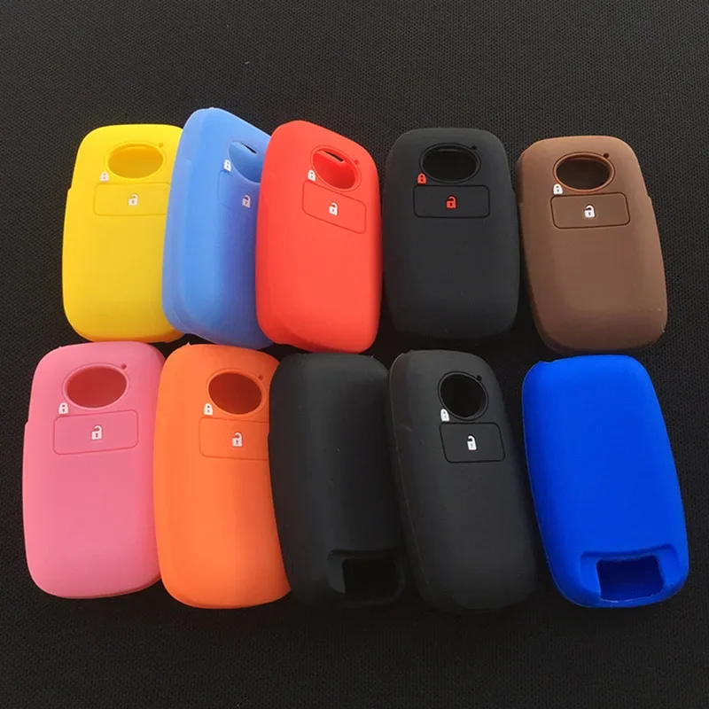 Key case key case cover car key shell Silicone Car Key cover Case Shell for Toyota RAIZE for Daihatsu Rocky 2button Key cover Case Car accessories