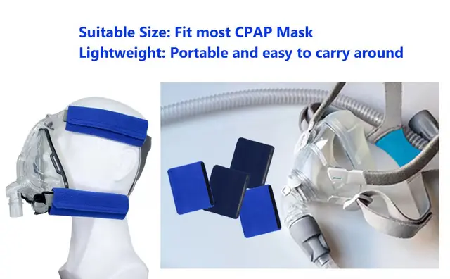 NATAKU Paquete de 4 fundas para correas CPAP, almohadillas cómodas para  correa, cojines faciales CPAP para accesorios y accesorios CPAP para  reducir