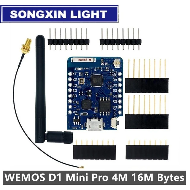 WeMos Mini D1 Pro Pinout Guide