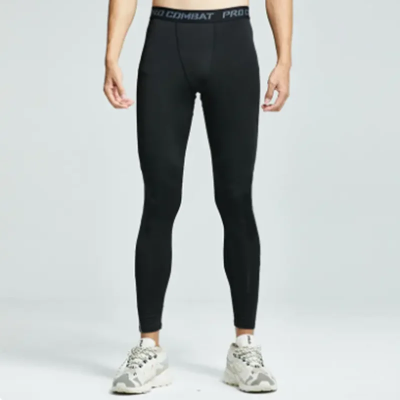 Compression Sports Pants Running Leggings Men Sportswear Quick Dry Gym Fitness Tights Workout Training Jogging