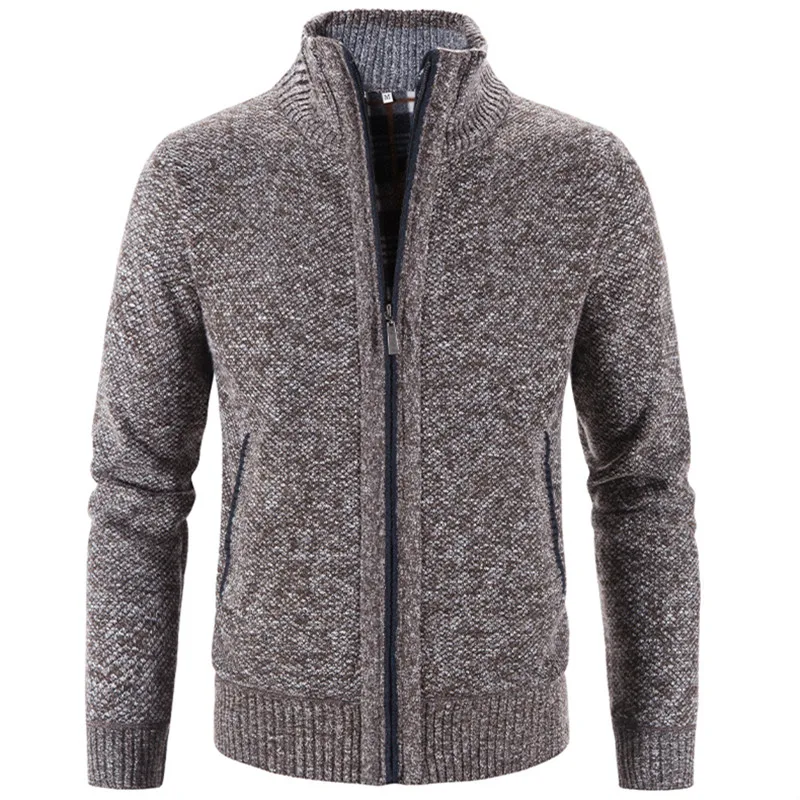 

New Spring Autumn Knitted Sweater Men Fashion Slim Fit Cardigan Men Causal Sweaters Coats Solid Single Breasted Cardigan men