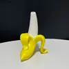Simulated Banana Ceramic Vase Flower Pots Desk Decoration Artificial Flowers Decorative Floral Arrangement Banana Shape Vases 5