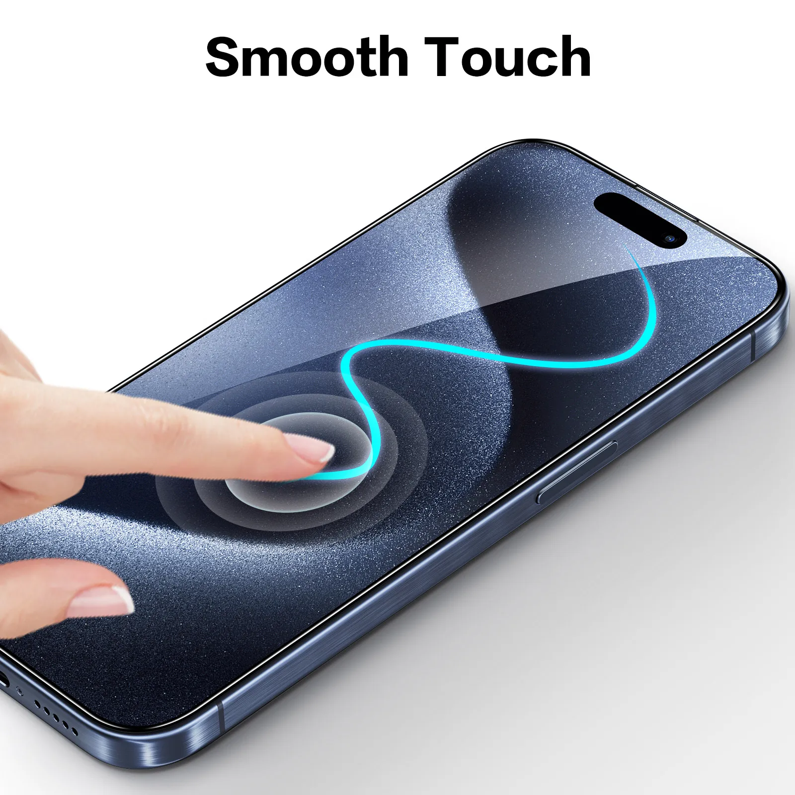 Premium HD Clear Tempered Glass Screen Protector - Anti-Fingerprint, 2-Pack