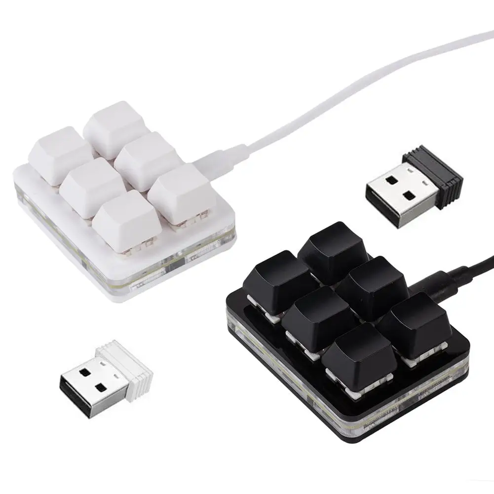 Mini 6 Keys Keyboard Bluetooth Custom Keypad Wireless USB Mode thumbnail 8