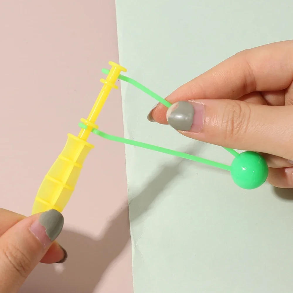 Plastic Touch Balls Click Clacker Ball Toy Hand Shaking Double Balls Kids Novelty Stress Reliever Toys Party Favor Gift 1/3/5Pcs