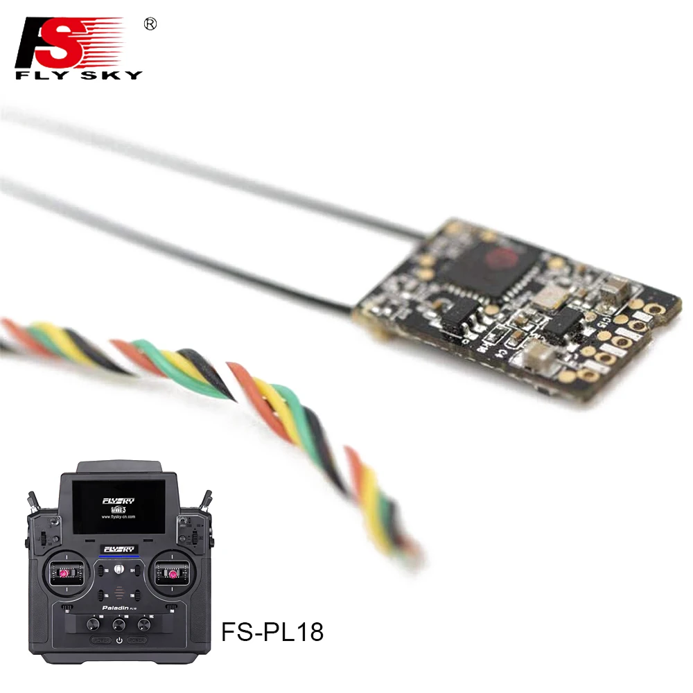 

Мини-приемник FlySky FTr16S, 2,4 ГГц, 16 каналов, с двумя антеннами PPM/IBUS AFHDS3 для пульта дистанционного управления PL18
