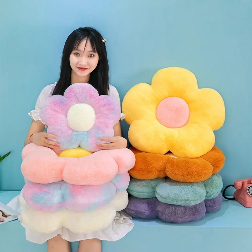 

PP Cotton Plush Daisy Flower Pillow Plush Toys 9 Colors 35cm Throw Pillow Sunflower Shape Pillow Cushion