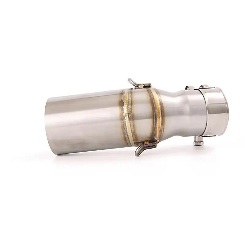 Middle Tube For Kawasaki Versys 250 300 Motorcycle Exhaust Muffler Mid Pipe Stainless Steel Connect 51MM Tips Any year - Image 5