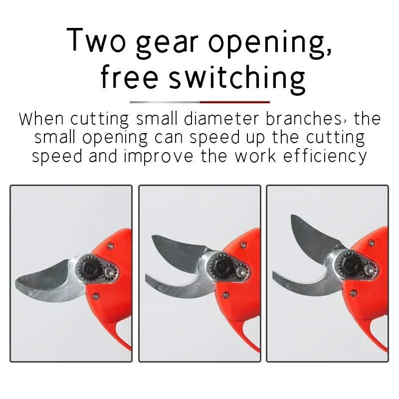 16.8V Brushless Electric Pruning Shears Garden Tool Pruner Cordless Electric Scissors Tree Branches Cutter for Makita Battery 2