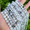 Wholesale Natural Indian Moonstone 6 8 10mm Loose Gemstone Beads for Jewelry Making Wholesale Crystal Beads DIY Accessories 5
