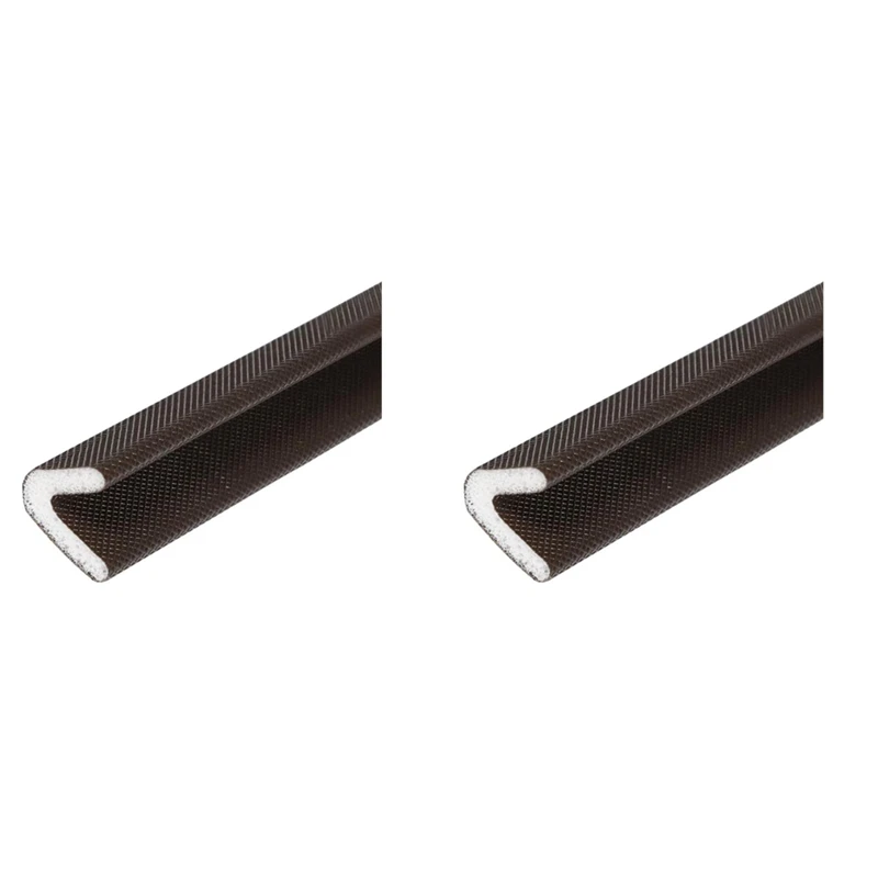 

HOT-2X Weather Stripping For Door/Windows X 26Feet Long, V Shape Adhesive Weather Strip Door Frame/Windows Frame Seal, Brown