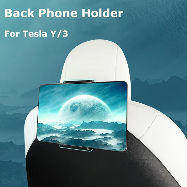 Für Tesla Modell 3 Zurück Sitz Telefon Halter 360 Grad Drehen Standplatz  Auto Kopfstütze Halterung Unterstützung Für Tablet PC iPad mini Pro Auto -  AliExpress