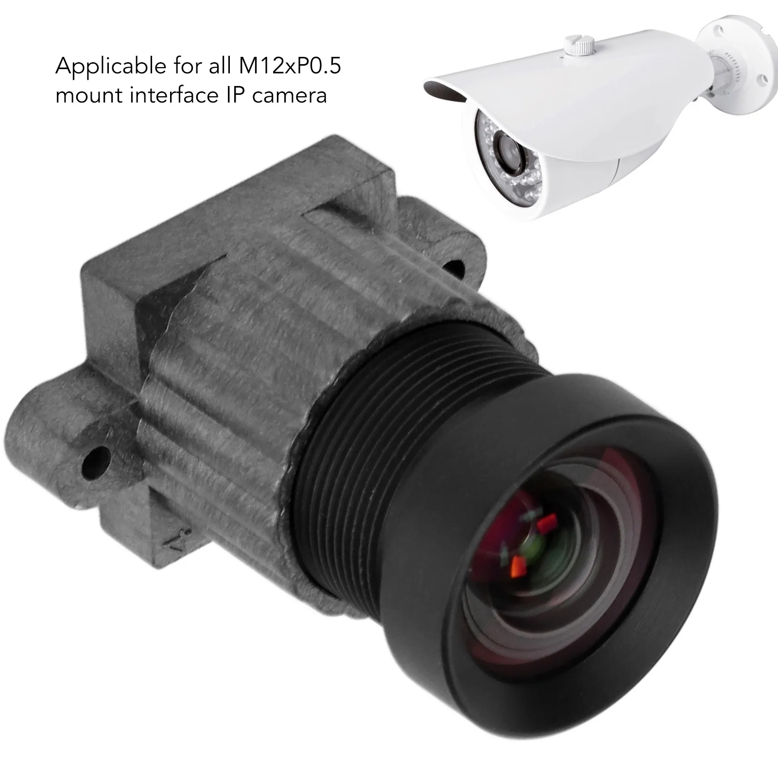 4.35mm 어안렌즈 단일 보드 렌즈 4.35mm 10MP ×P0.5 어안렌즈 IP 카메라용 광각 왜곡 카메라 렌즈