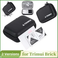 for Trimui Brick Hard Carrying Case Travel Protective Case Anti-scratch Tempered Glass Screen Protector with Tempered Glass Film 1