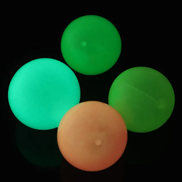 Luminous Sticky Wall Ball Toys Sticky Wall Ball Suction Wall Glowing Toy Ball Children Adult Decompression Wall Ball Toy 3