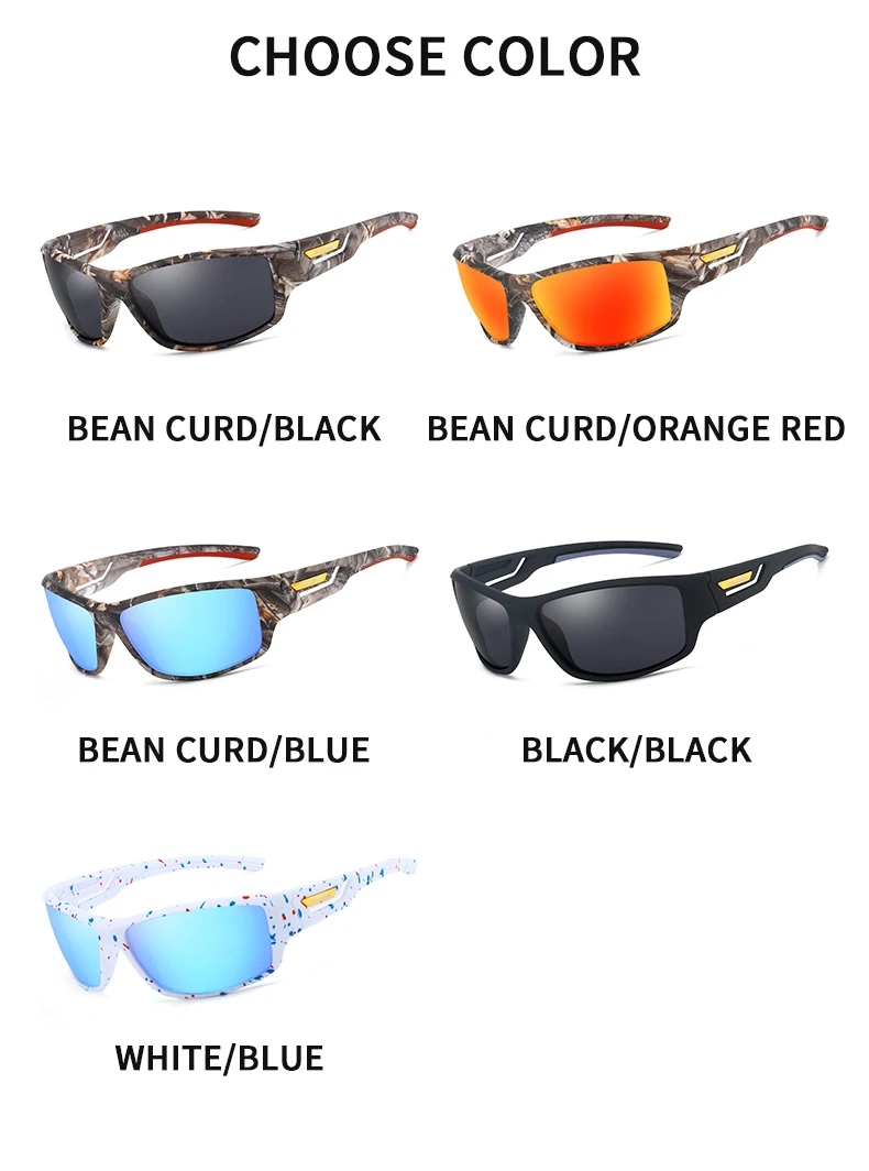 Description Picture 5 of itemFashion Sunglasses Men Women Glasses Outdoor Sports Riding Fishing Driving Hiking Cycling UV400 Eyewear