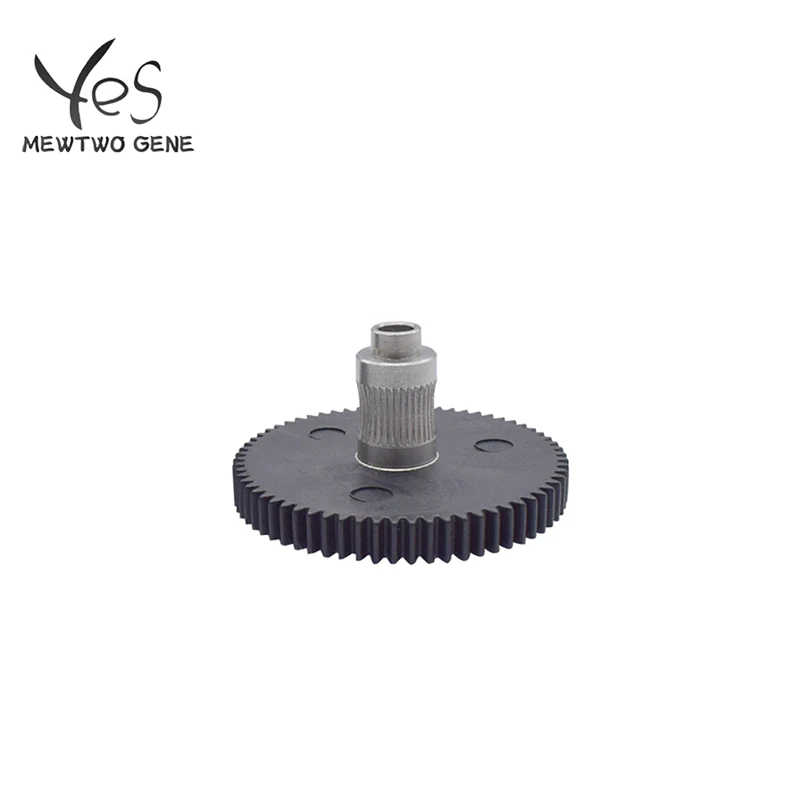TitanExtruderFeederGear66TeethPlasticHardenedSteelFor